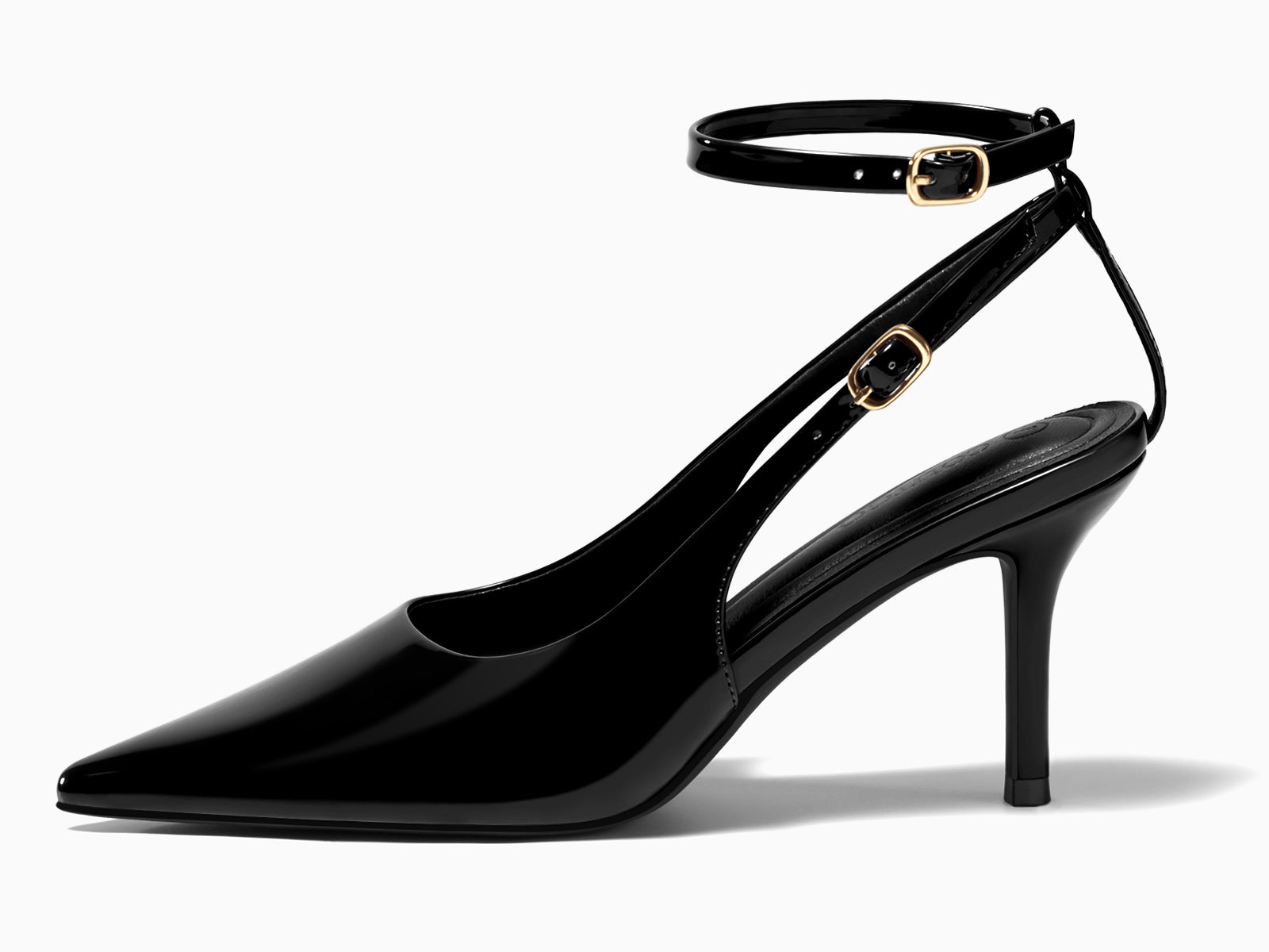 Coutgo Womens Black High Heels